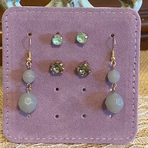 NEW Boutique Statement Earrings - Crystal, Stone